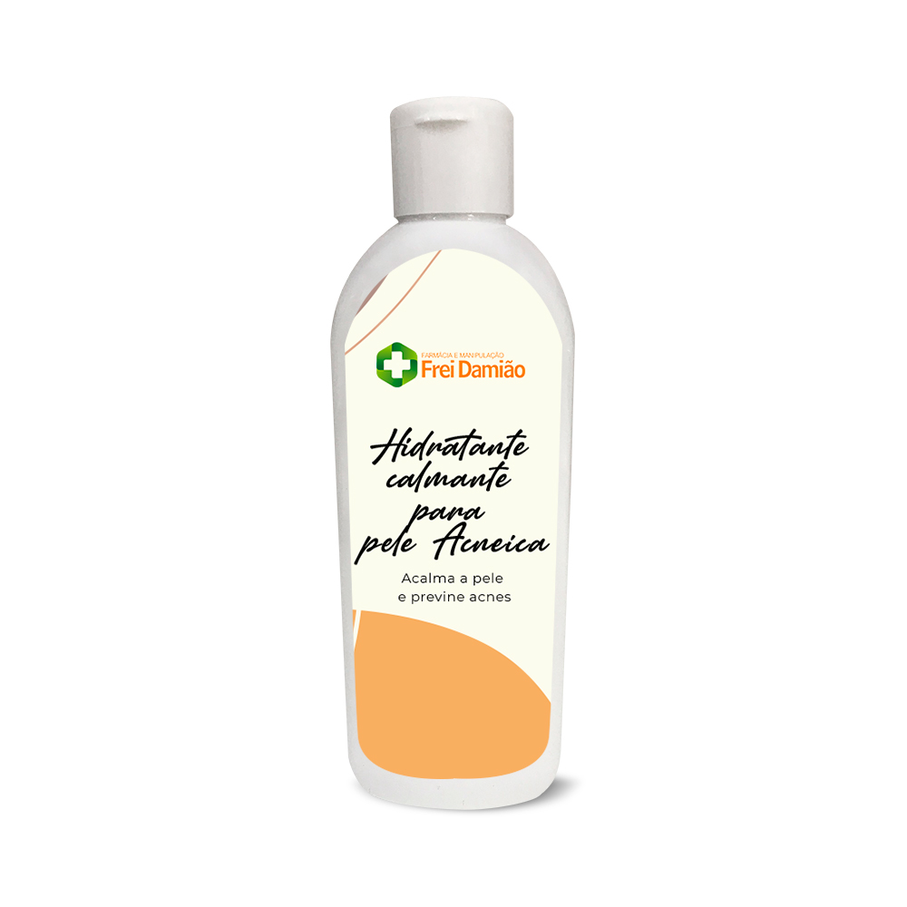 Hidratante calmante para pele acneica